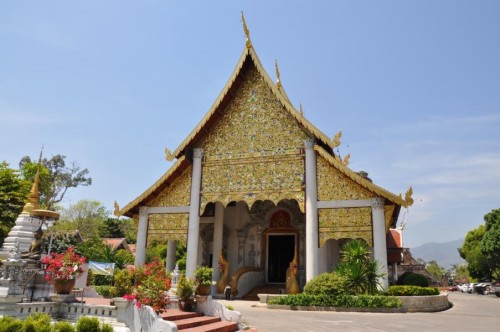 Traditionelles Wat in Chiang Mai